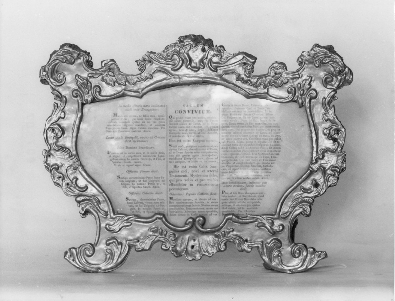 cartagloria, opera isolata - bottega lombarda (sec. XVIII)