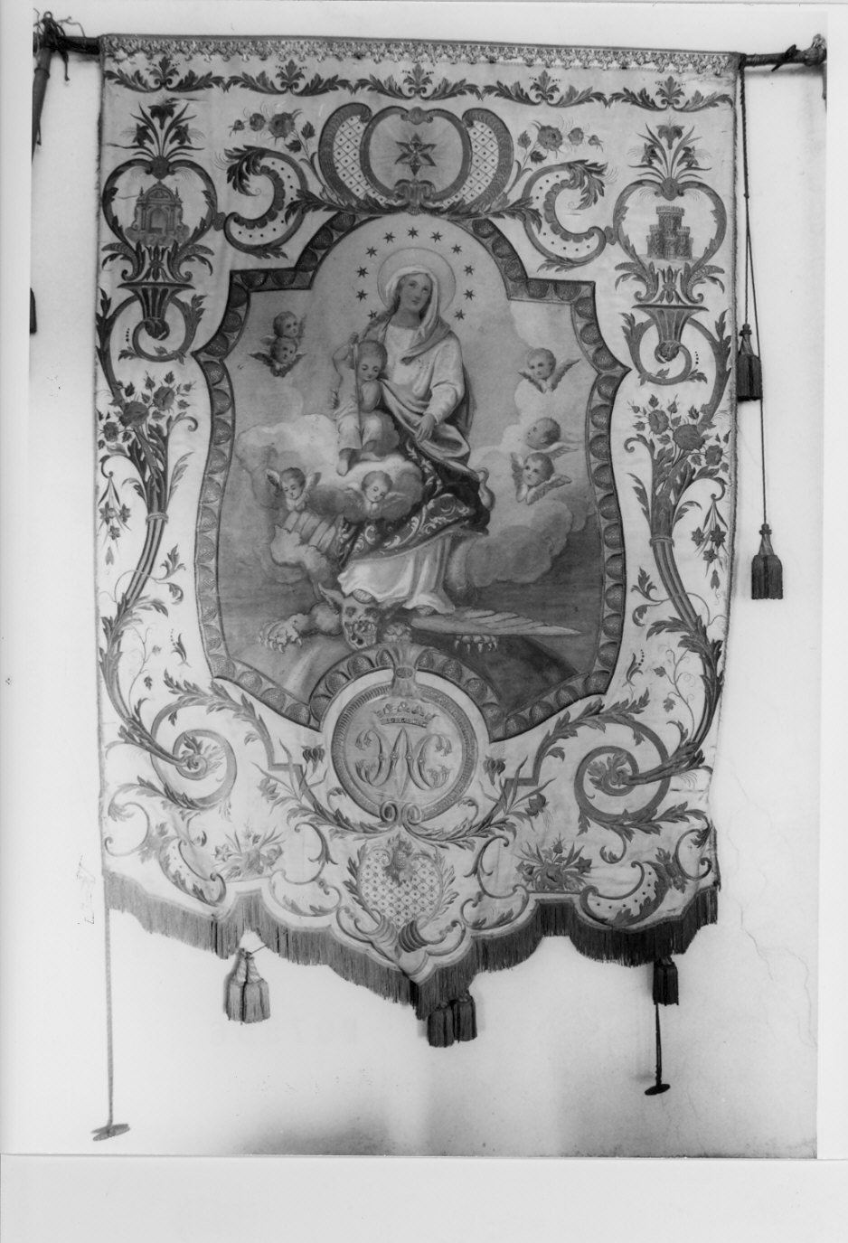 stendardo - manifattura lombarda (sec. XIX)