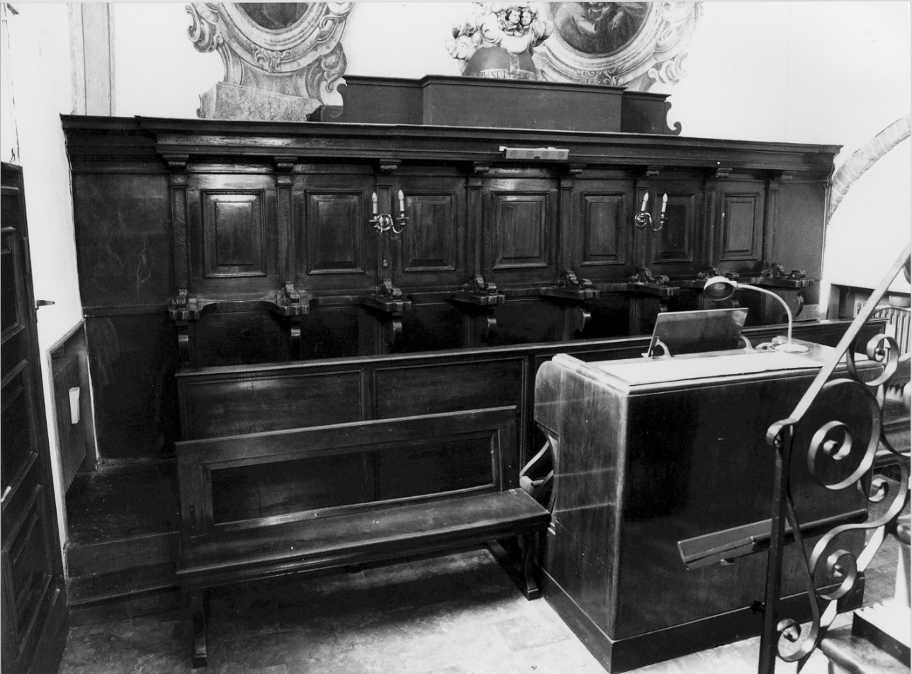 stalli del coro - bottega lombarda (inizio sec. XVII)