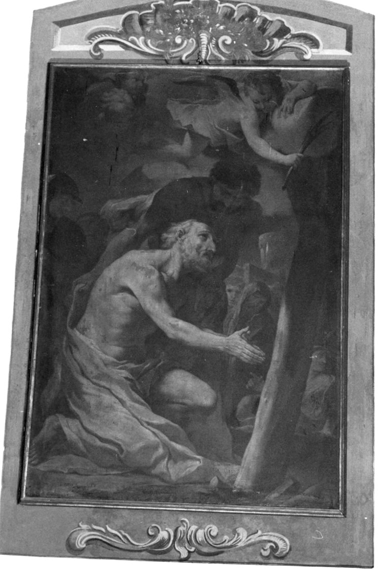 martirio di Sant'Andrea (dipinto) di Lanzani Andrea (attribuito) (seconda metà sec. XVII)