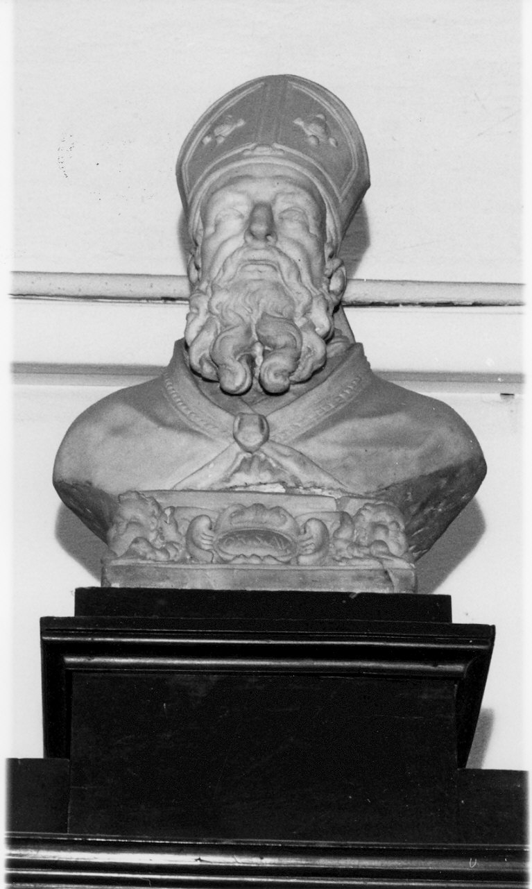 Sant'Agostino (scultura) di Brambilla Francesco (maniera) (fine/inizio secc. XVI/ XVII)
