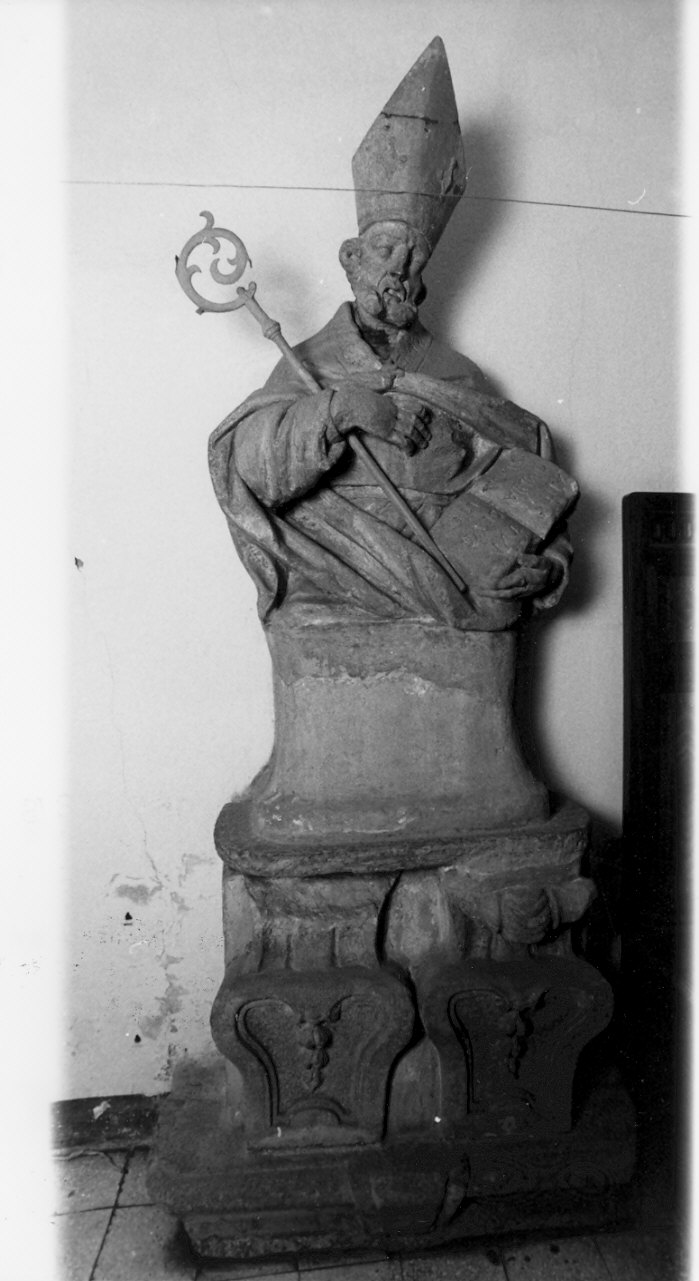 Sant'Agostino (statua, opera isolata) - bottega lombarda (sec. XVIII)