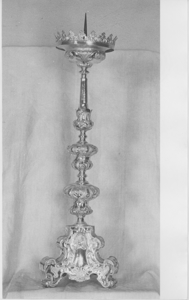 candeliere, serie - bottega lombarda (sec. XVIII)