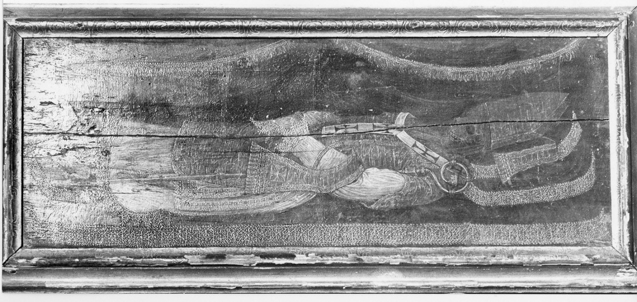 cadavere di San Castriziano (dipinto, opera isolata) - ambito lombardo (sec. XVII)