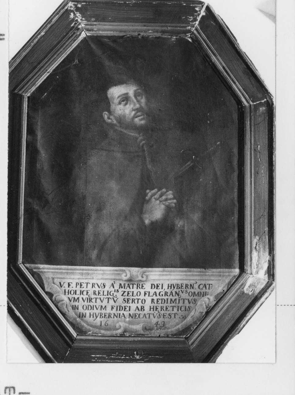 ritratto del Venerabile Frate Pietro della Madre di Dio (dipinto, opera isolata) - ambito lombardo (sec. XVII)