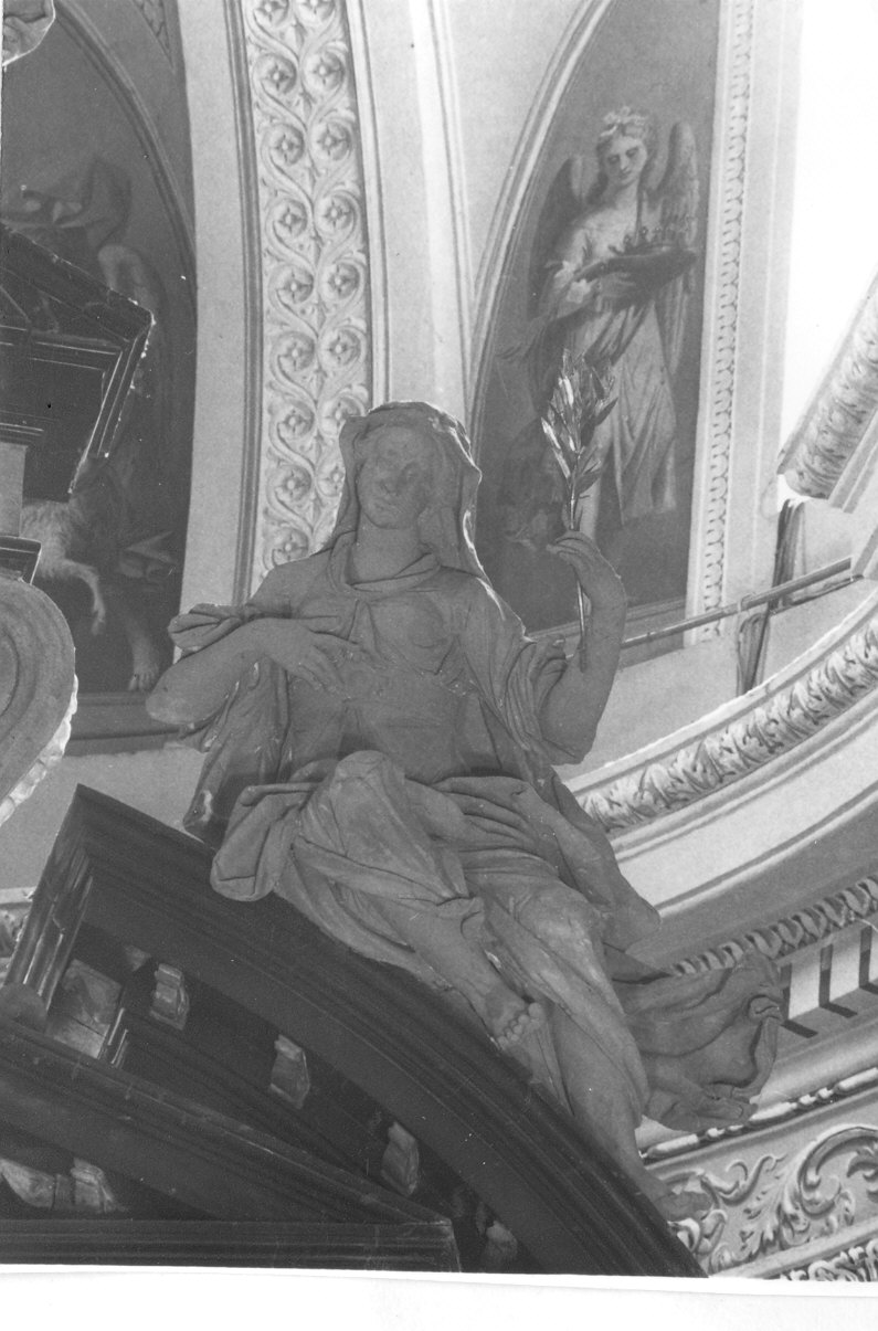 figura allegorica femminile (statua) - bottega lombarda (sec. XVII)