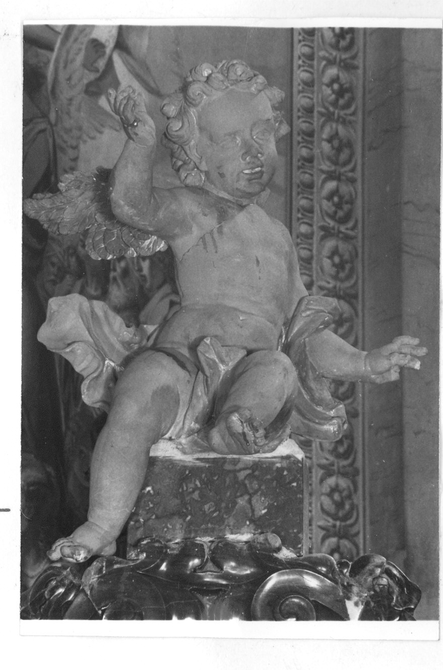 putto alato (statua) - bottega lombarda (sec. XVII)
