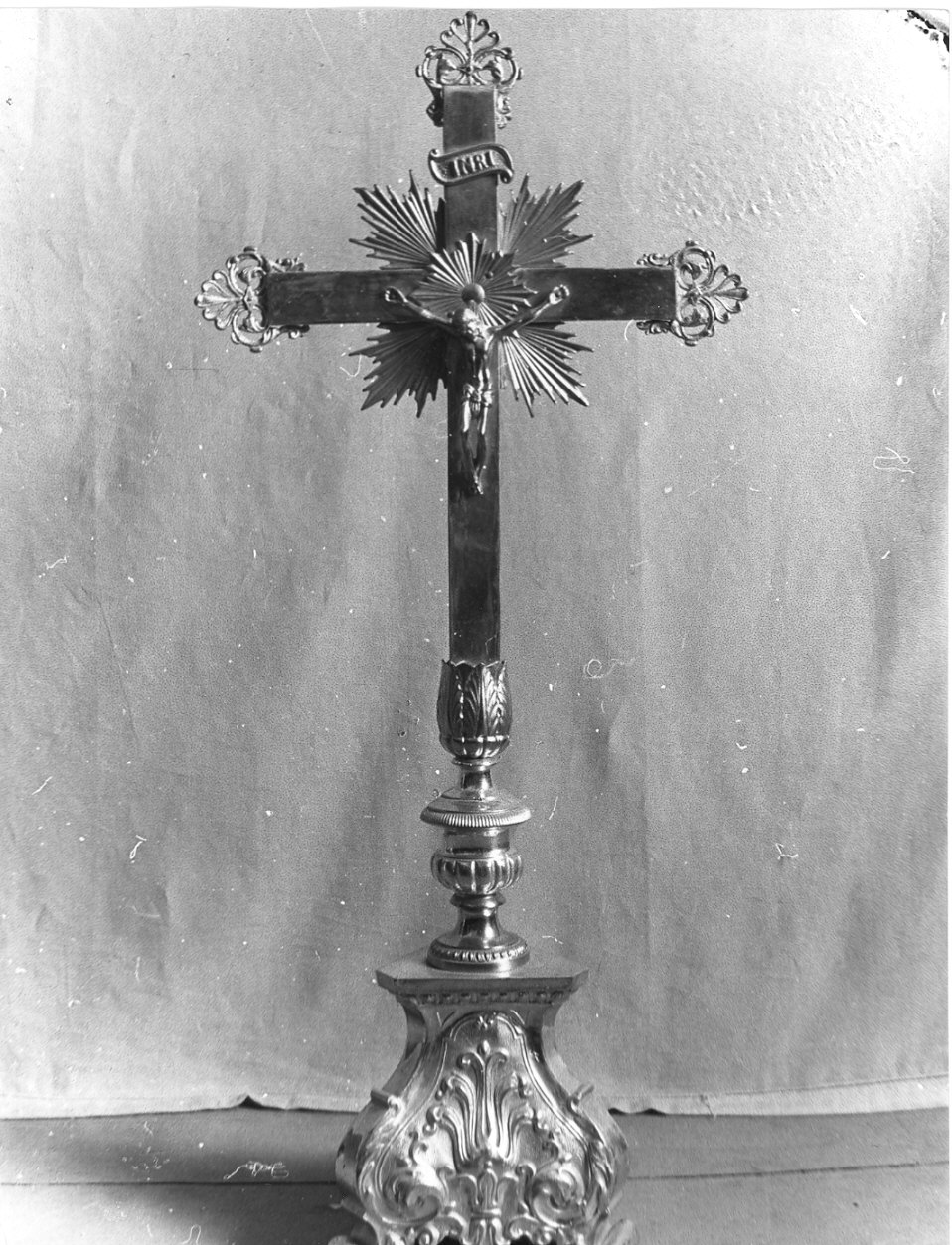 croce d'altare, opera isolata - bottega lombarda (sec. XIX)