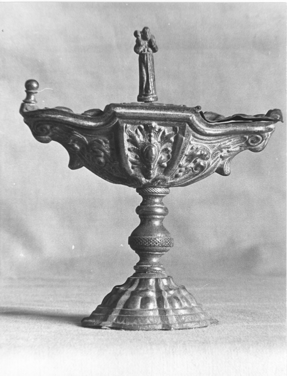 navicella portaincenso, opera isolata - bottega lombarda (secc. XVII/ XVIII)