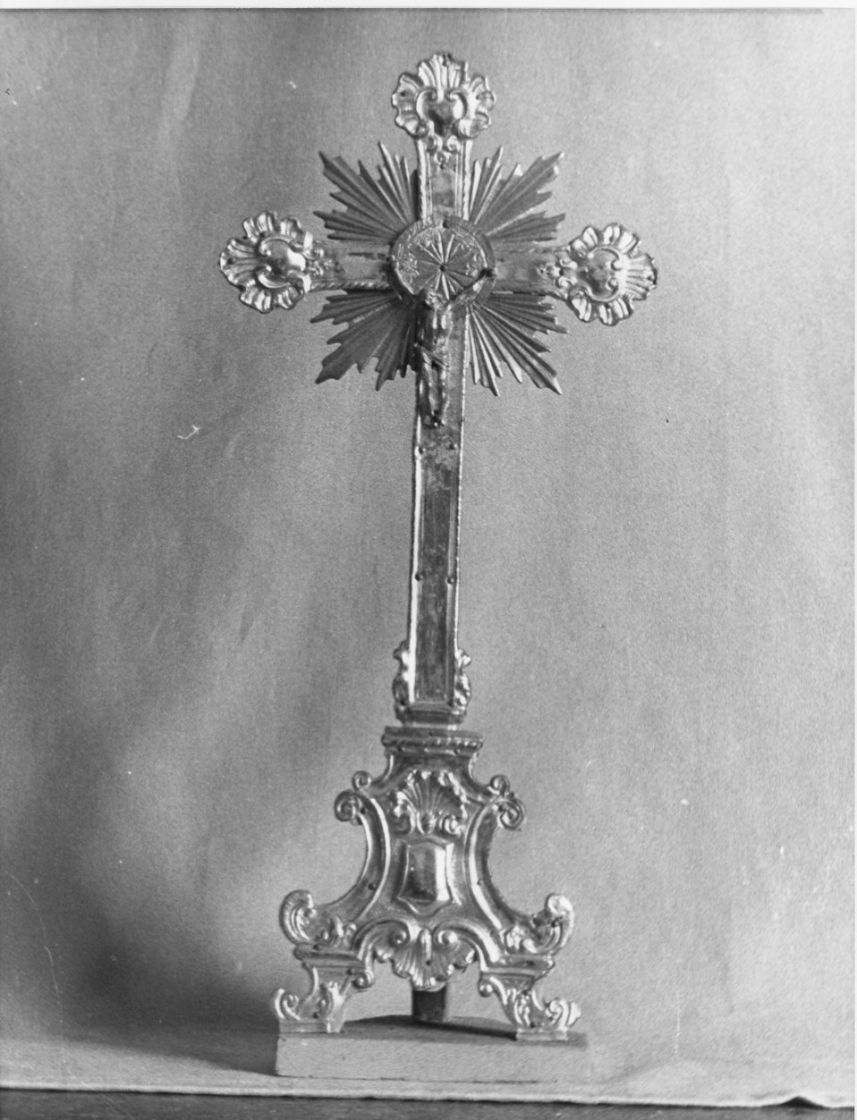 croce d'altare, opera isolata - bottega lombarda (sec. XVIII)