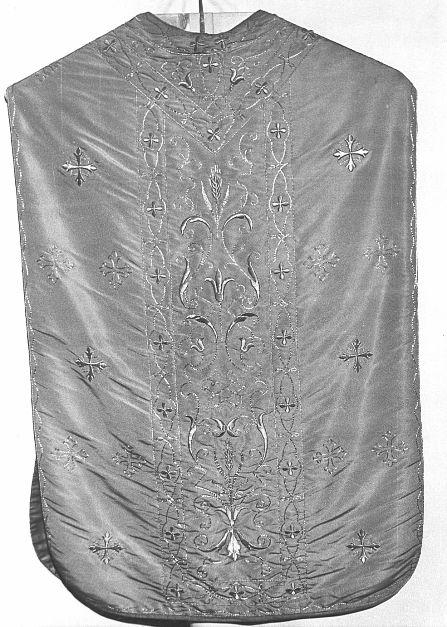 paramento liturgico - manifattura italiana (secc. XIX/ XX)