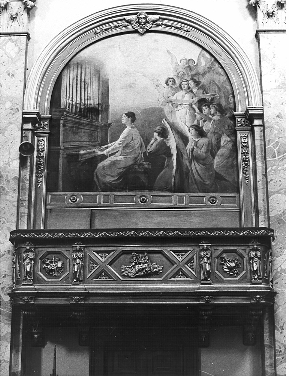 Santa Cecilia (dipinto, opera isolata) - ambito lombardo (fine/inizio secc. XIX/ XX)