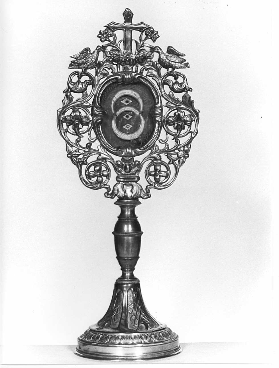 reliquiario - a ostensorio, opera isolata - bottega lombarda (fine sec. XIX)