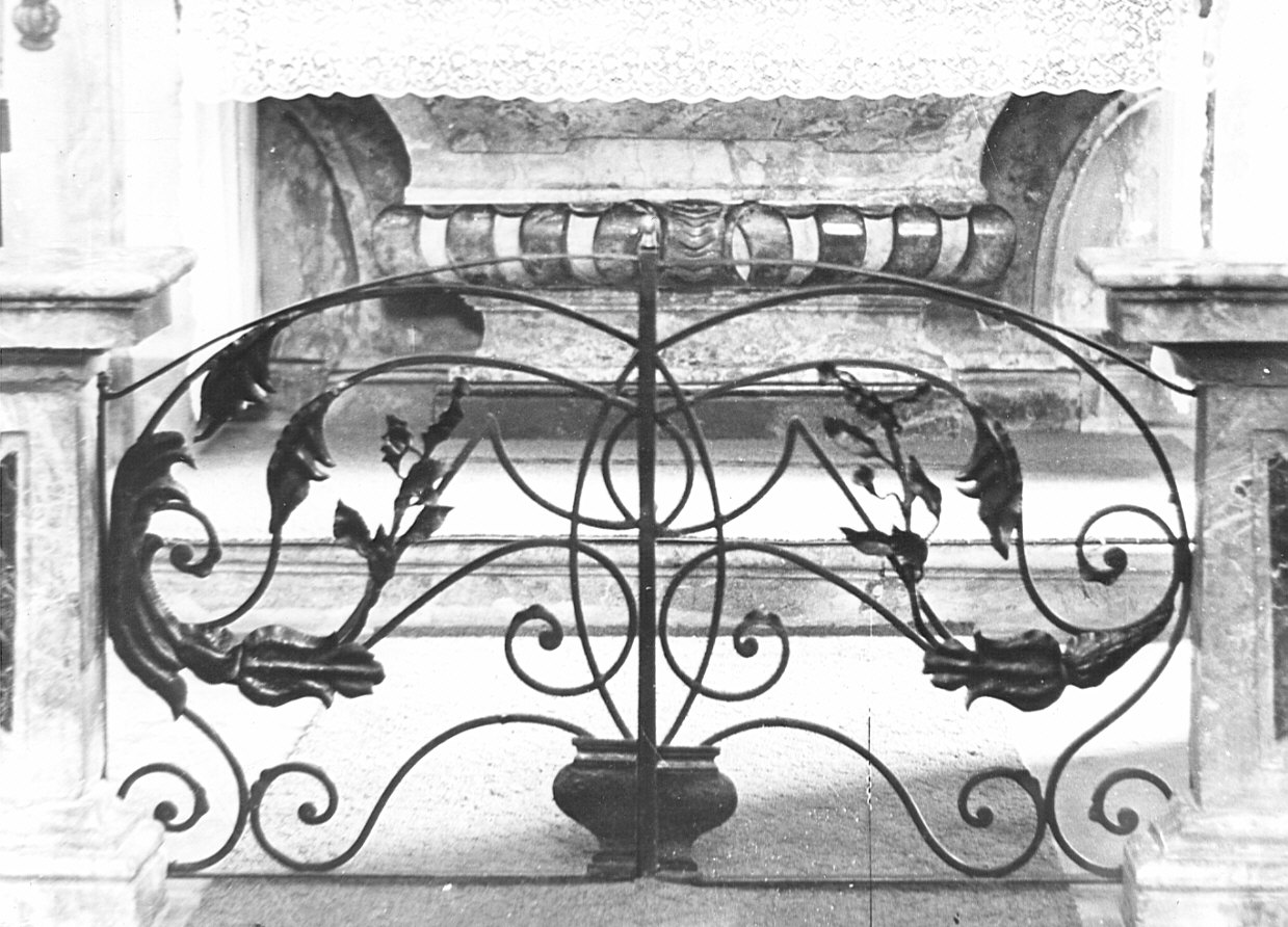 cancello di balaustrata, opera isolata - bottega lombarda (sec. XVIII)