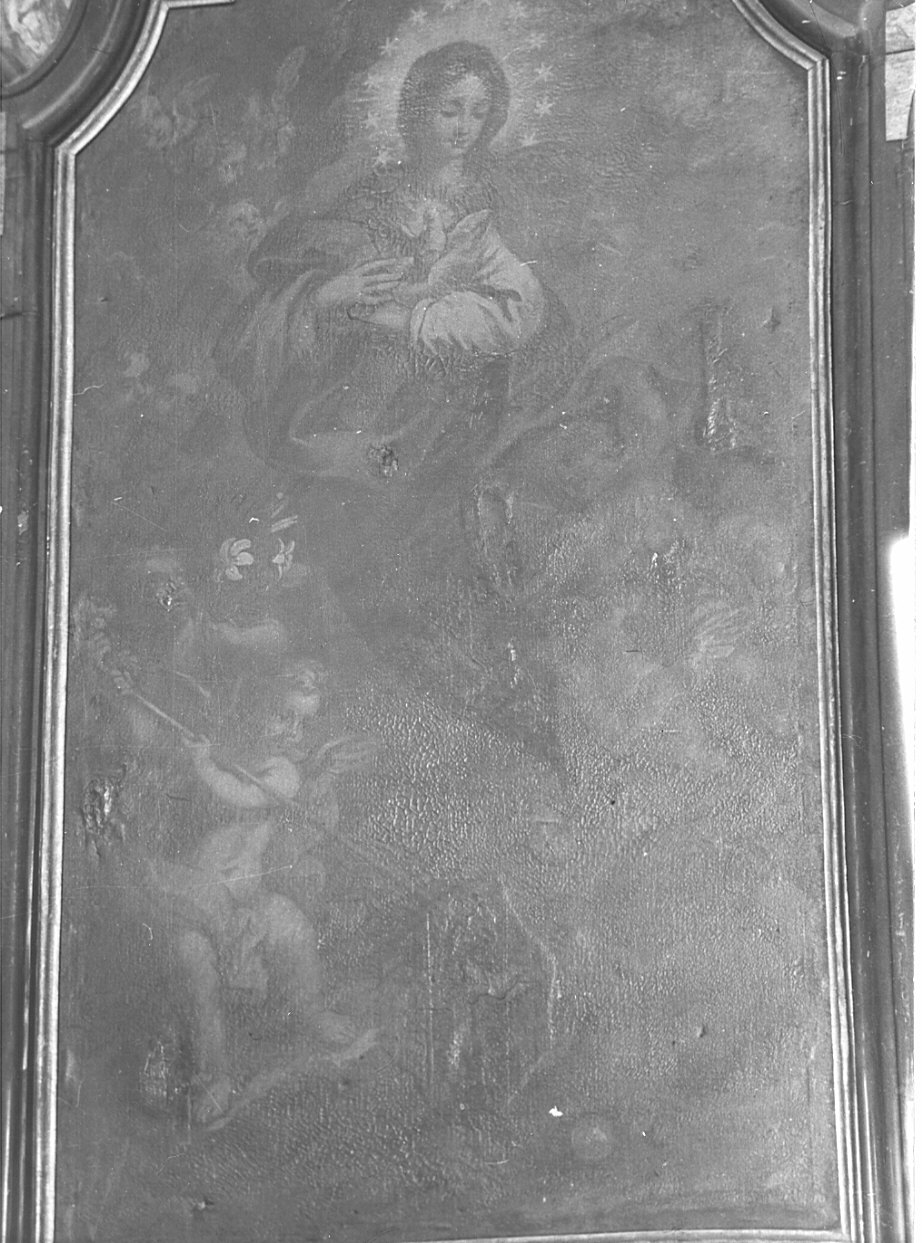 Immacolata Concezione (dipinto, opera isolata) - ambito lombardo (metà sec. XVIII)