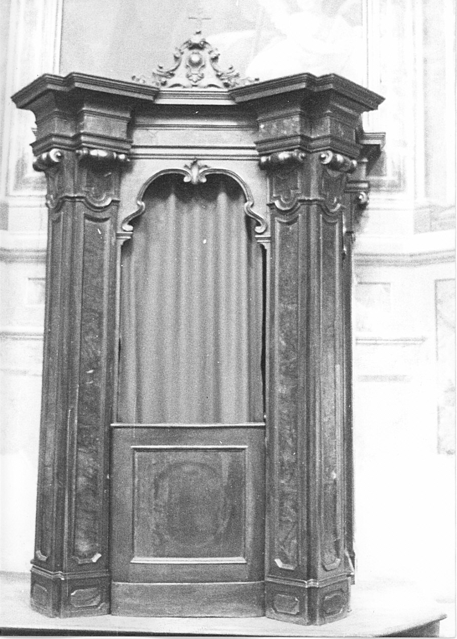 confessionale, opera isolata - bottega lombarda (metà sec. XVIII)