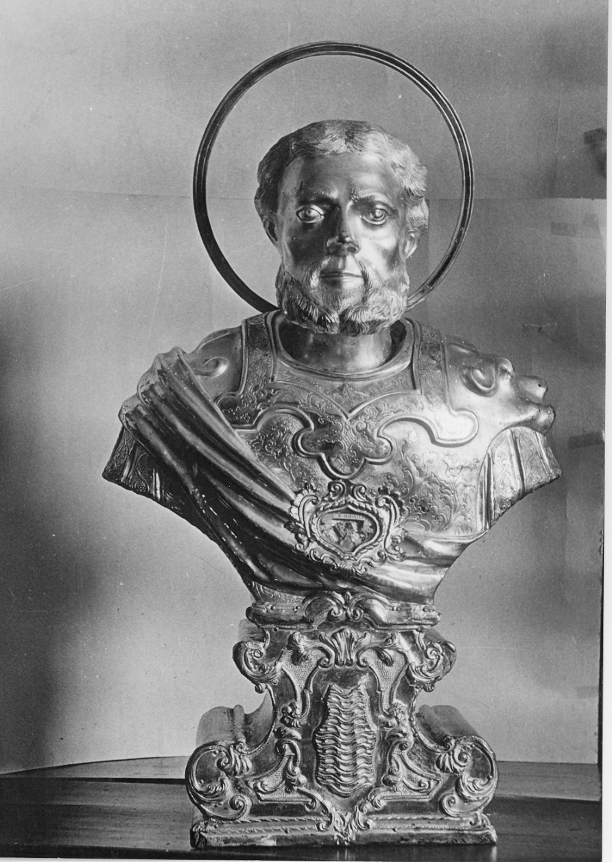 Sant'Ippolito (reliquiario - a busto, opera isolata) - bottega lombarda (metà sec. XVIII)