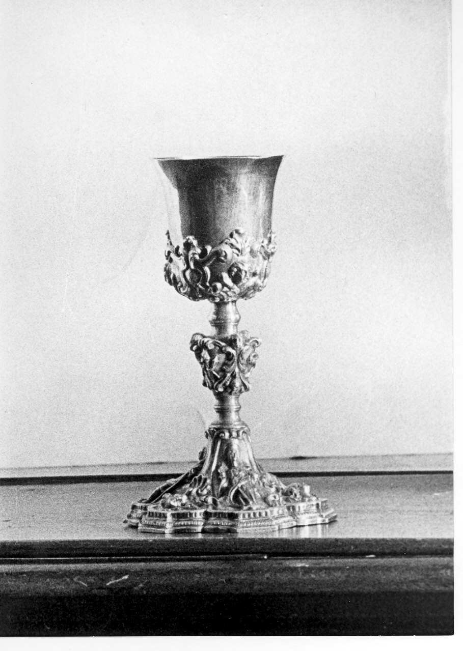 calice, opera isolata - bottega lombarda (fine/inizio secc. XVIII/ XIX)