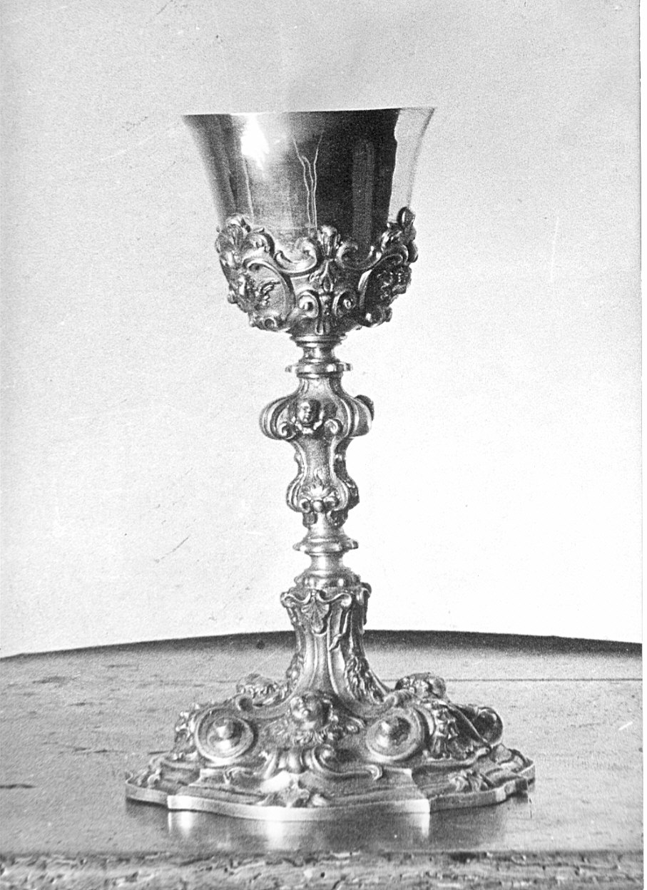 calice, opera isolata - bottega lombarda (seconda metà sec. XVIII)
