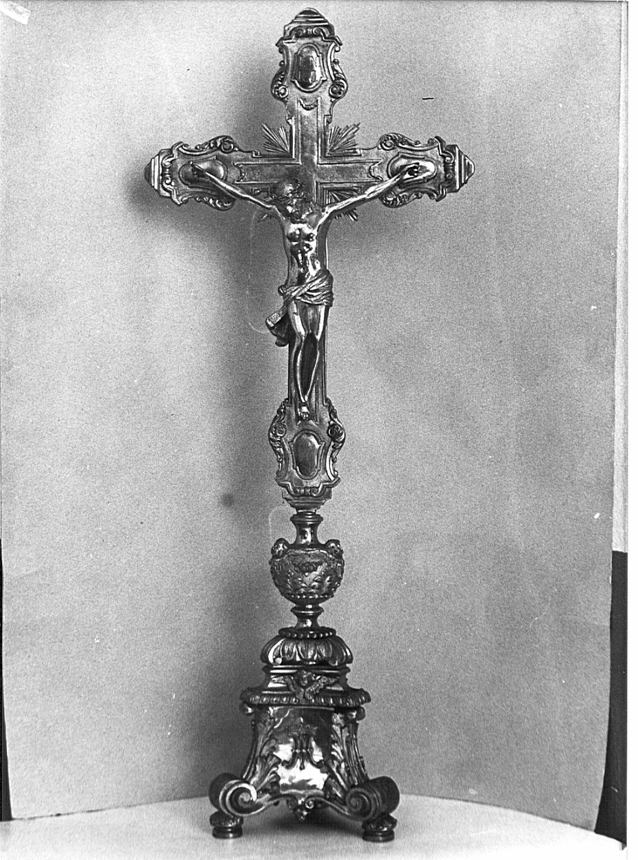 croce d'altare, opera isolata - bottega lombarda (sec. XX)
