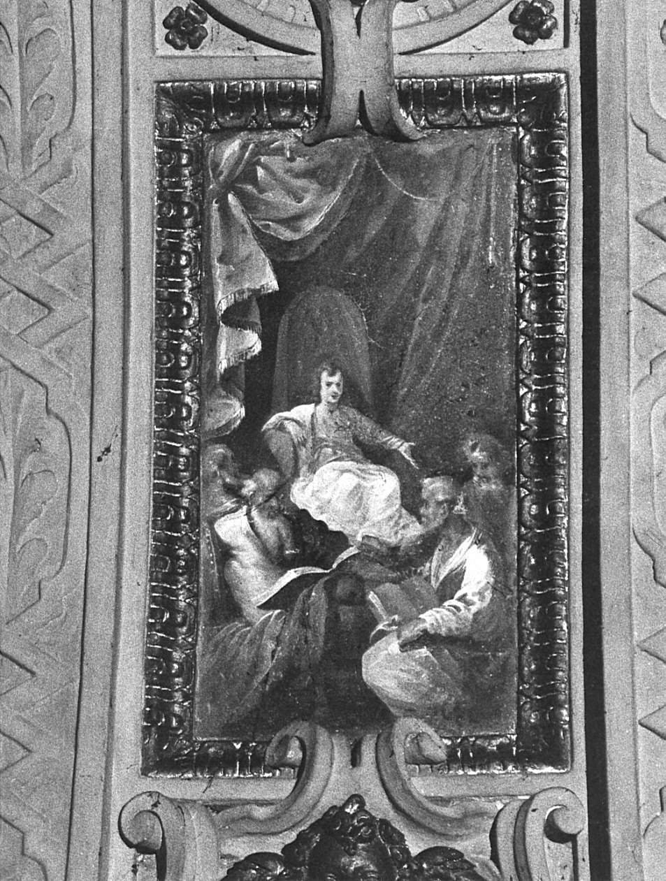 disputa di Gesù con i dottori nel tempio (dipinto, elemento d'insieme) di Mazzucchelli Pier Francesco detto Morazzone (attribuito) (primo quarto sec. XVII)