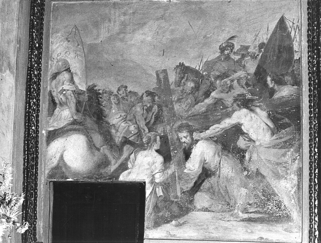 salita di Cristo al monte Calvario (dipinto, elemento d'insieme) di Mazzucchelli Pier Francesco detto Morazzone (attribuito) (primo quarto sec. XVII)