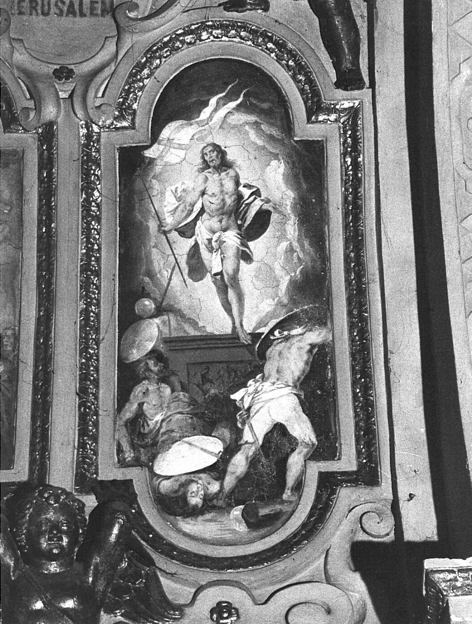 resurrezione di Cristo (dipinto, elemento d'insieme) di Mazzucchelli Pier Francesco detto Morazzone (attribuito) (primo quarto sec. XVII)