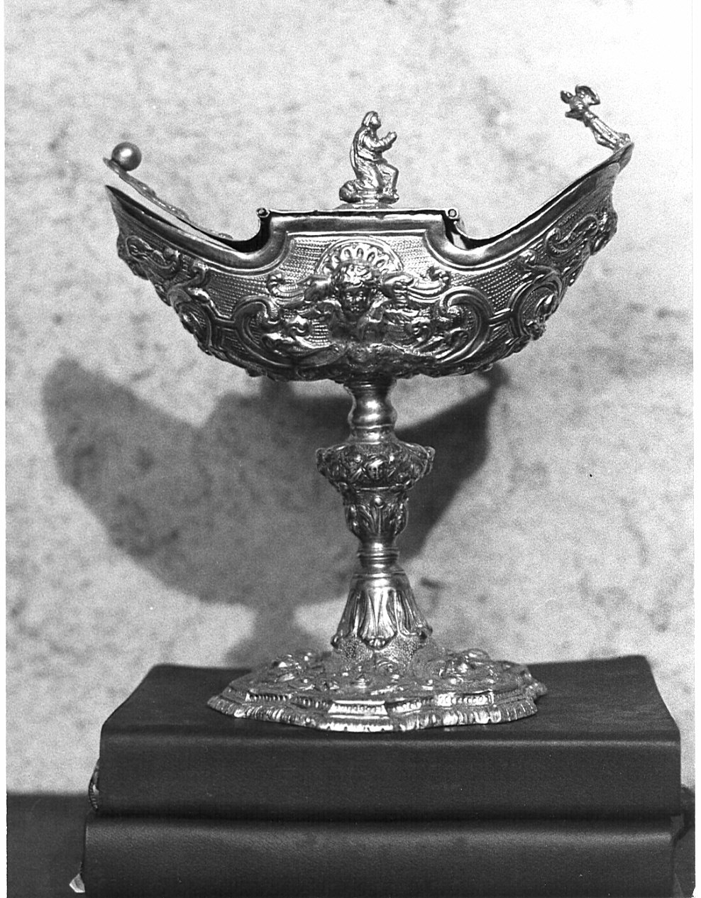 Annunciazione (navicella portaincenso - a doppia valva, opera isolata) - bottega lombarda (secc. XVII/ XVIII)