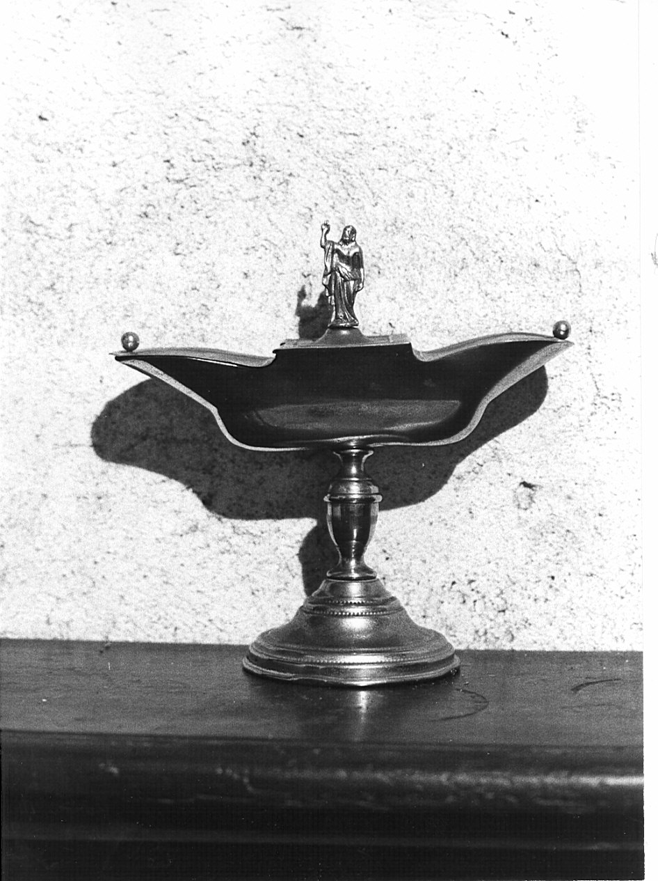 navicella portaincenso - a doppia valva, opera isolata - bottega lombarda (seconda metà sec. XIX)