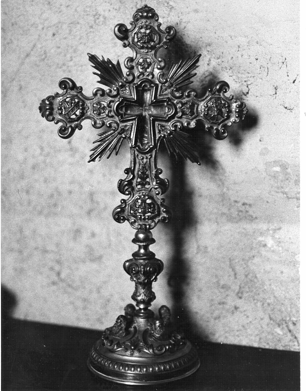 stauroteca, opera isolata - bottega lombarda (sec. XIX)