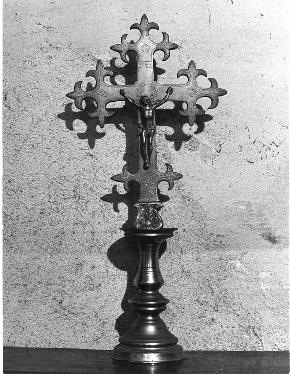 croce d'altare, opera isolata - bottega lombarda (sec. XIX)