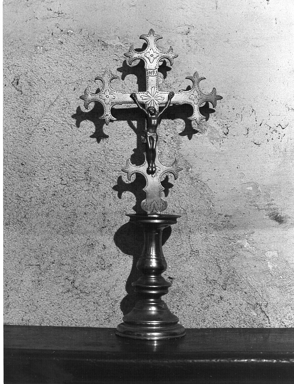 croce d'altare, coppia - bottega lombarda (sec. XIX)