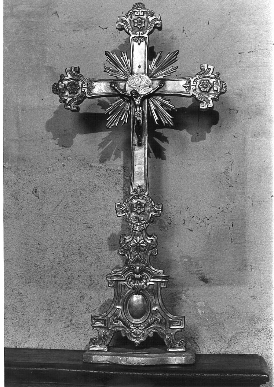 croce d'altare, opera isolata - bottega lombarda (fine sec. XVIII)