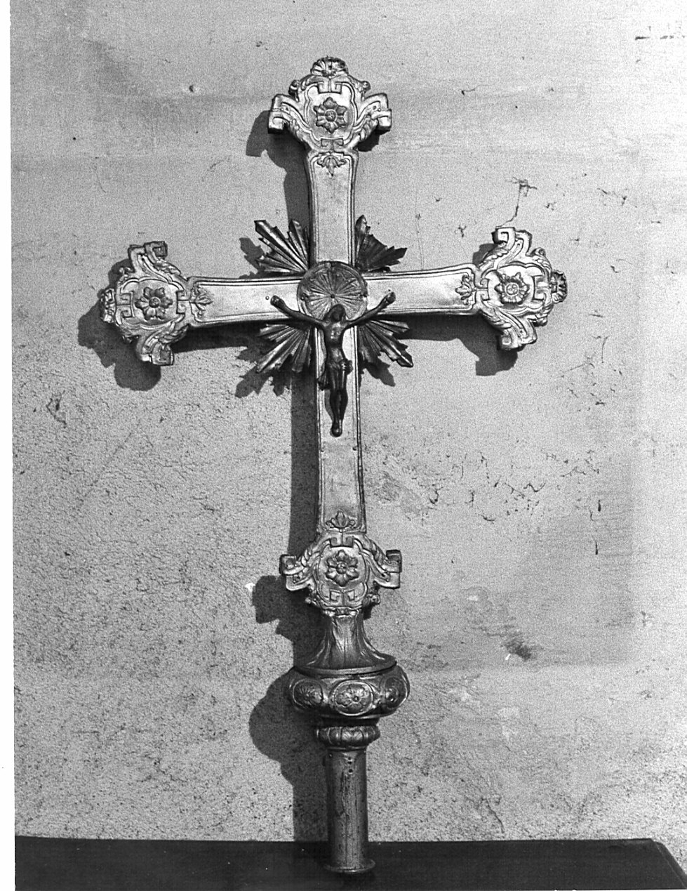 croce processionale, opera isolata - bottega lombarda (sec. XIX)
