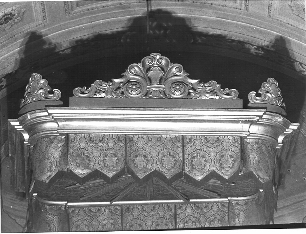 baldacchino d'altare, opera isolata - bottega lombarda (secc. XIX/ XX)