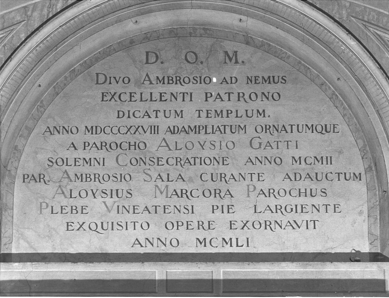 iscrizione (dipinto, opera isolata) - bottega lombarda (sec. XX)