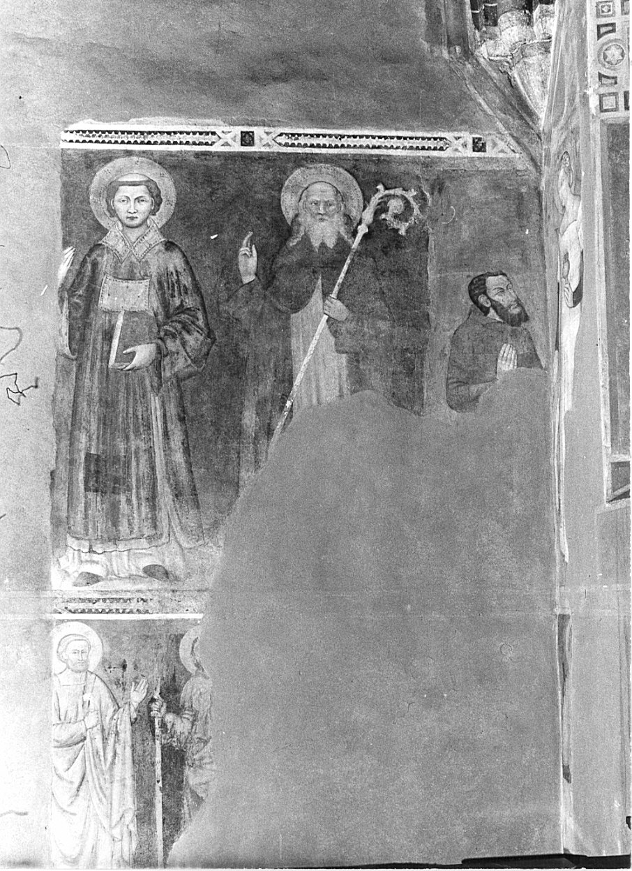 Santi (dipinto, elemento d'insieme) - ambito lombardo (terzo quarto sec. XIV)