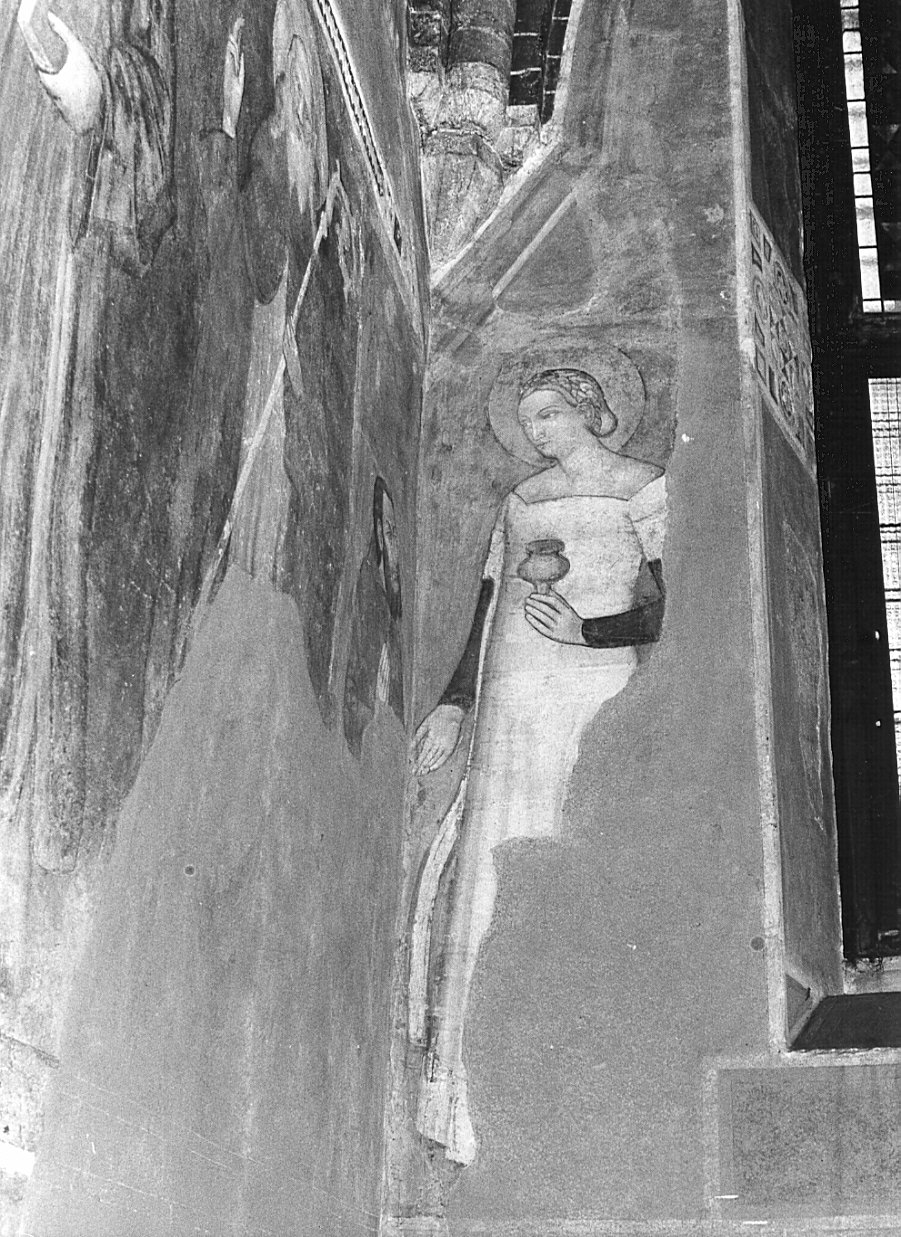 Santa Caterina d'Alessandria (dipinto, elemento d'insieme) - ambito lombardo (terzo quarto sec. XIV)