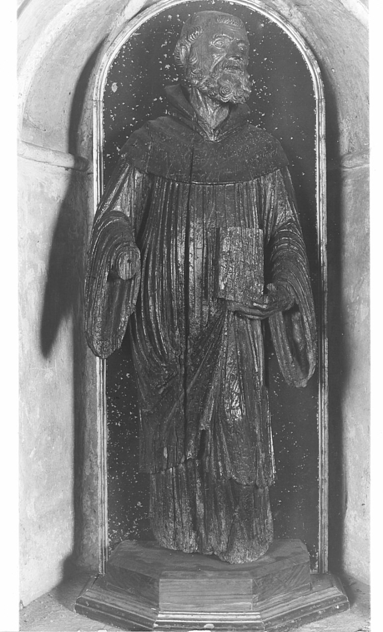 San Benedetto (statua, opera isolata) - bottega lombarda (prima metà sec. XVI)