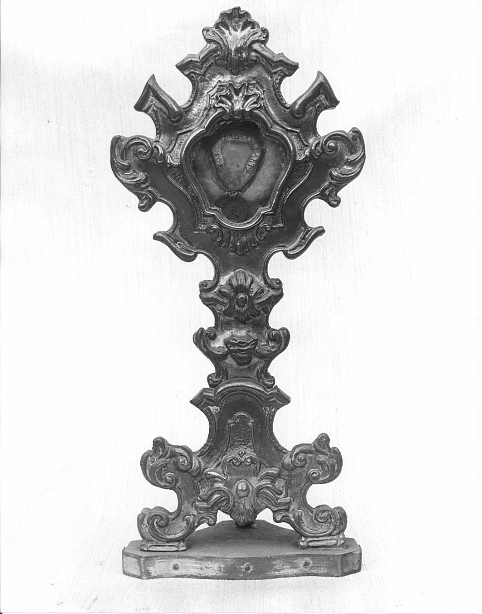 reliquiario - a ostensorio, serie - bottega lombarda (sec. XVIII)