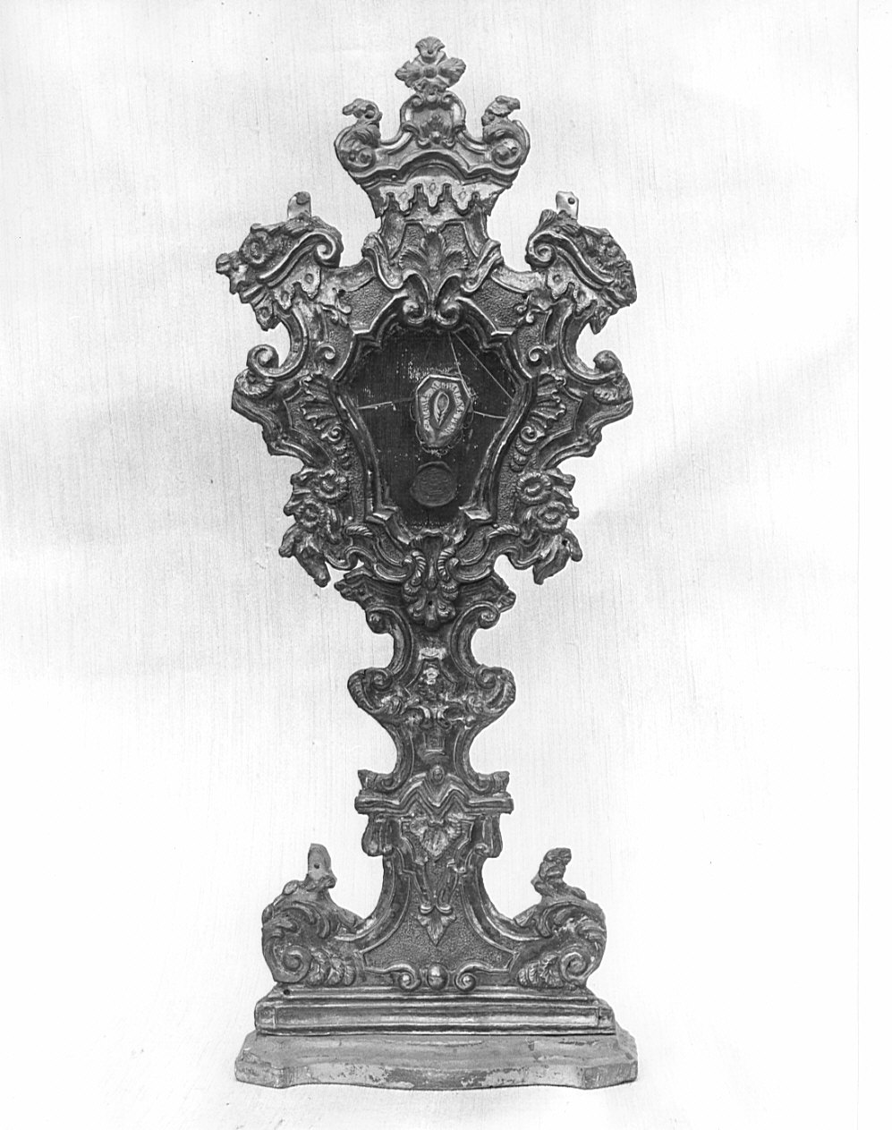 reliquiario - a ostensorio, serie - bottega lombarda (sec. XVIII)