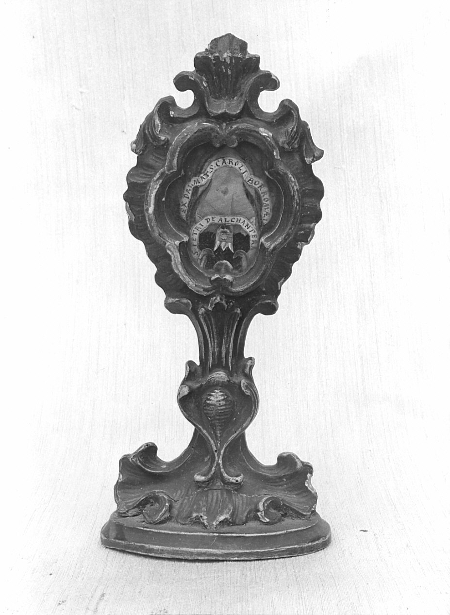 reliquiario - a ostensorio, opera isolata - bottega lombarda (sec. XVIII)