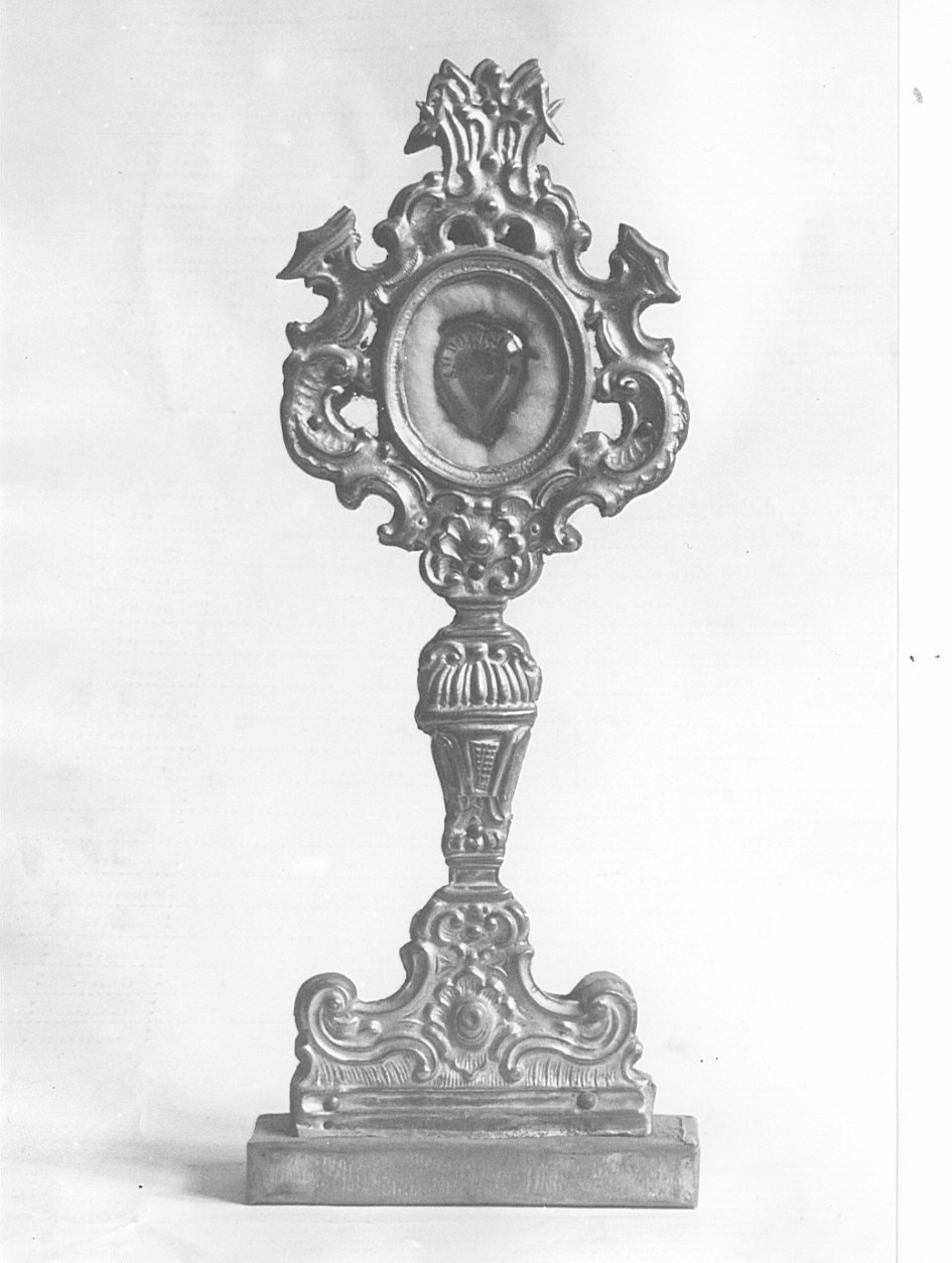 reliquiario - a ostensorio, opera isolata - bottega lombarda (secc. XVIII/ XIX)