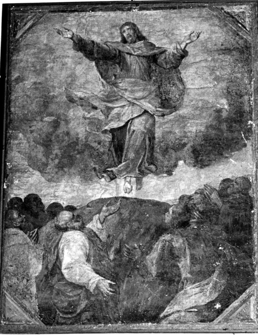 ascensione di Cristo (dipinto, elemento d'insieme) - ambito lombardo (metà sec. XVII)