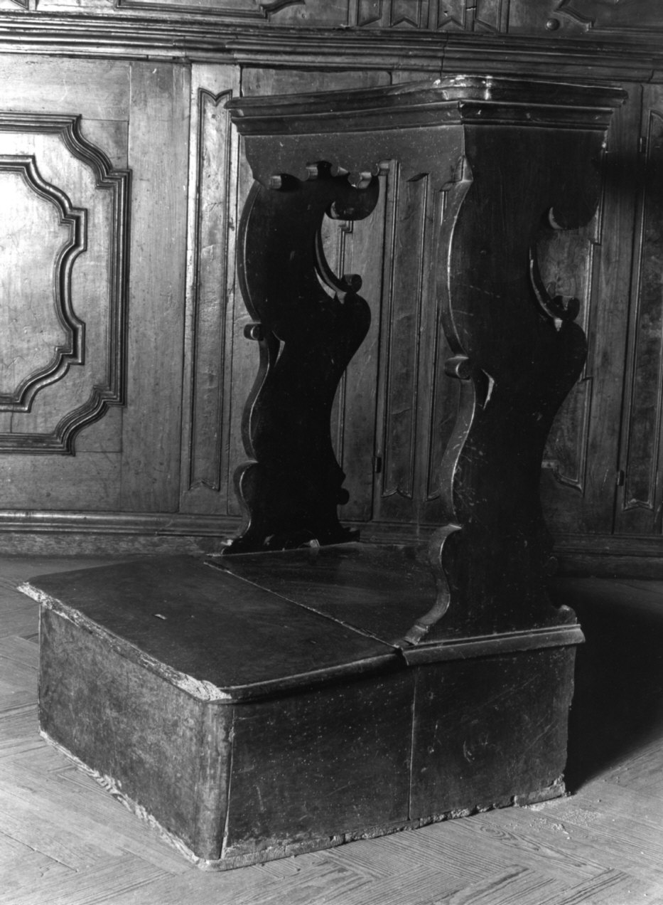 inginocchiatoio, coppia - bottega lombarda (secc. XVII/ XVIII)