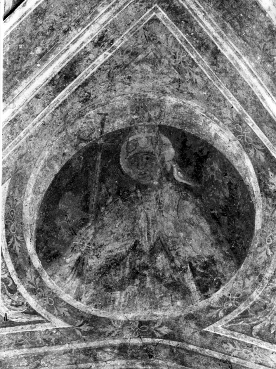 San Gregorio Magno (dipinto, elemento d'insieme) di Butinone Bernardino (scuola) (seconda metà sec. XV)