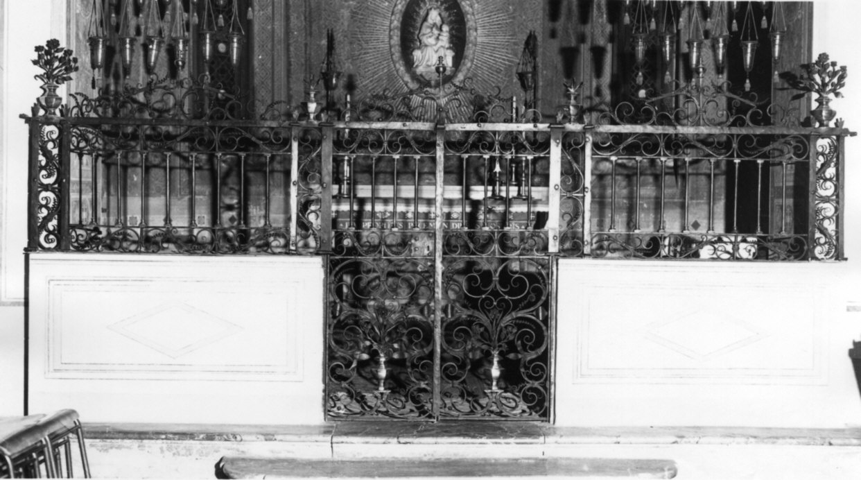 cancellata di cappella, opera isolata - bottega lombarda (secc. XII/ XVIII)