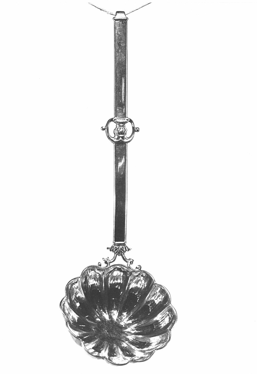 mestolo battesimale, opera isolata - bottega lombarda (sec. XIX)