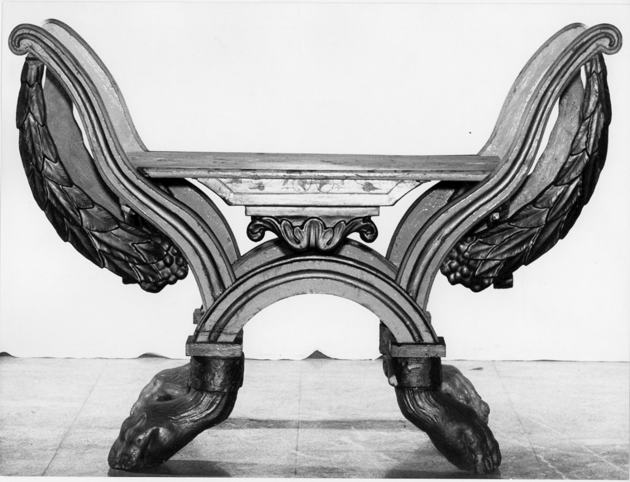 faldistorio, coppia - bottega lombarda (fine/inizio secc. XIX/ XX)