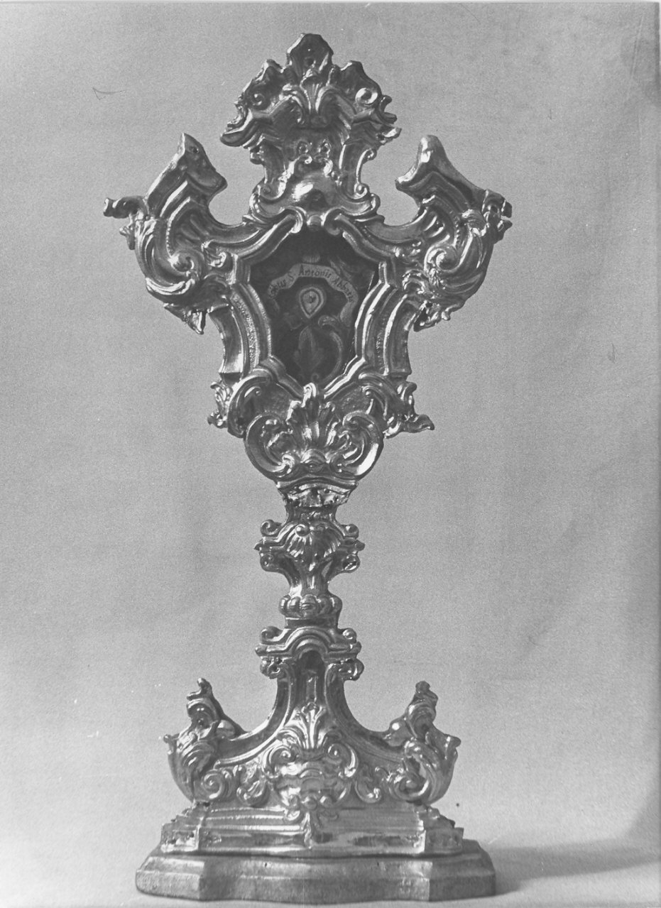 reliquiario - a ostensorio, serie - bottega lombarda (sec. XVIII)